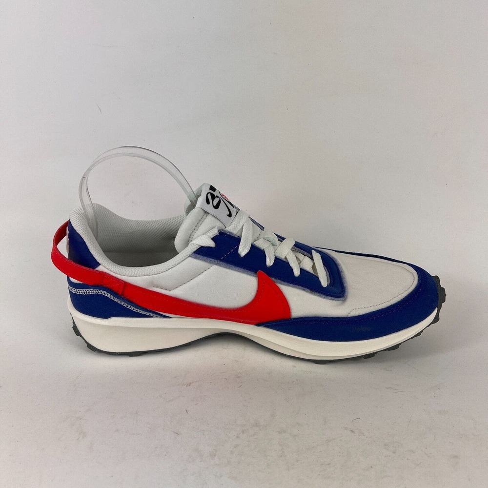Nike Waffle Debut Swoosh mens size 10.5 phantom habanero red royal athletic shoe - Picture 3 of 11